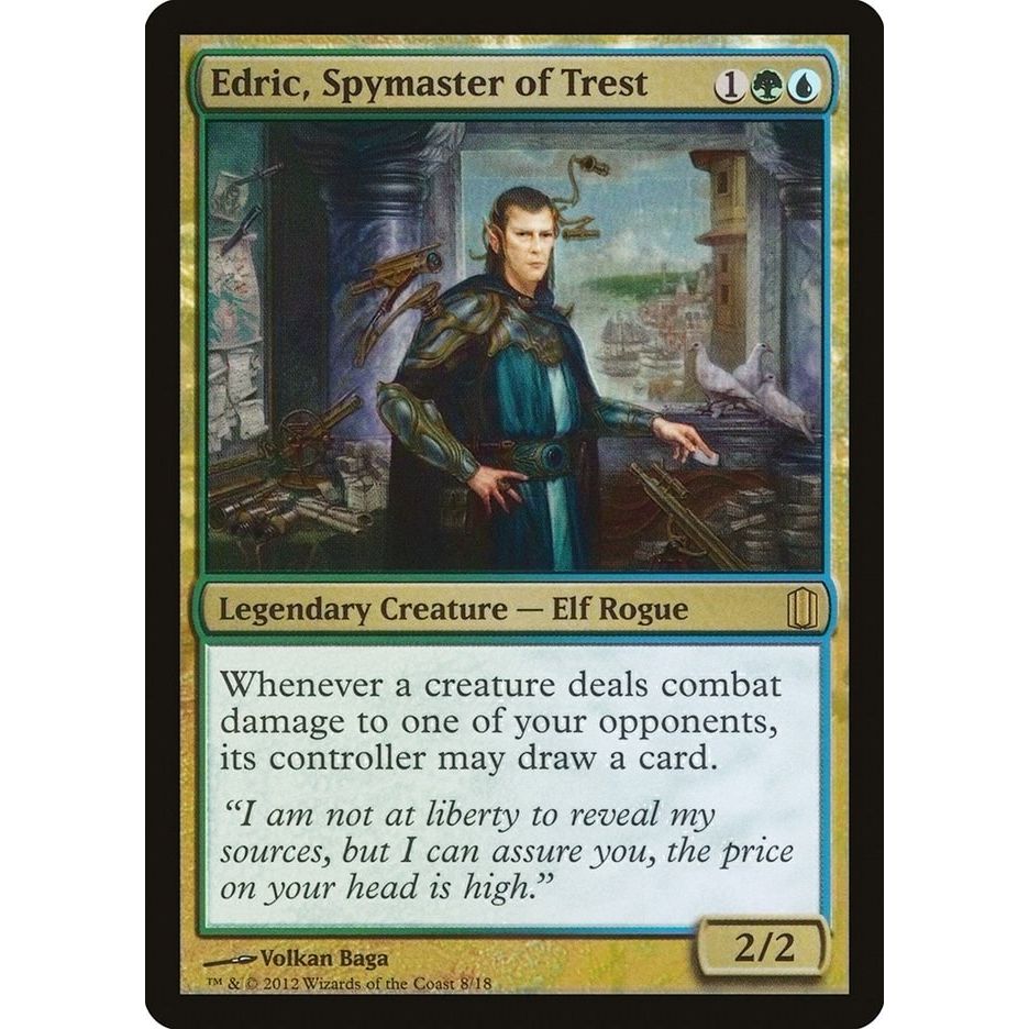 Image for Edric, Spymaster of Trest (8) (CM1) - Magic: The Gathering