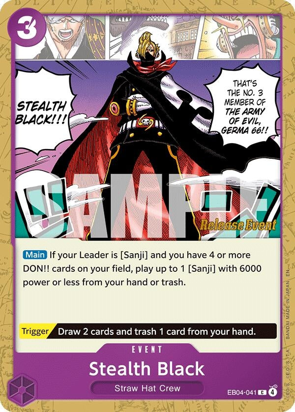 Image for Stealth Black (EB04-041) - One Piece Card Game