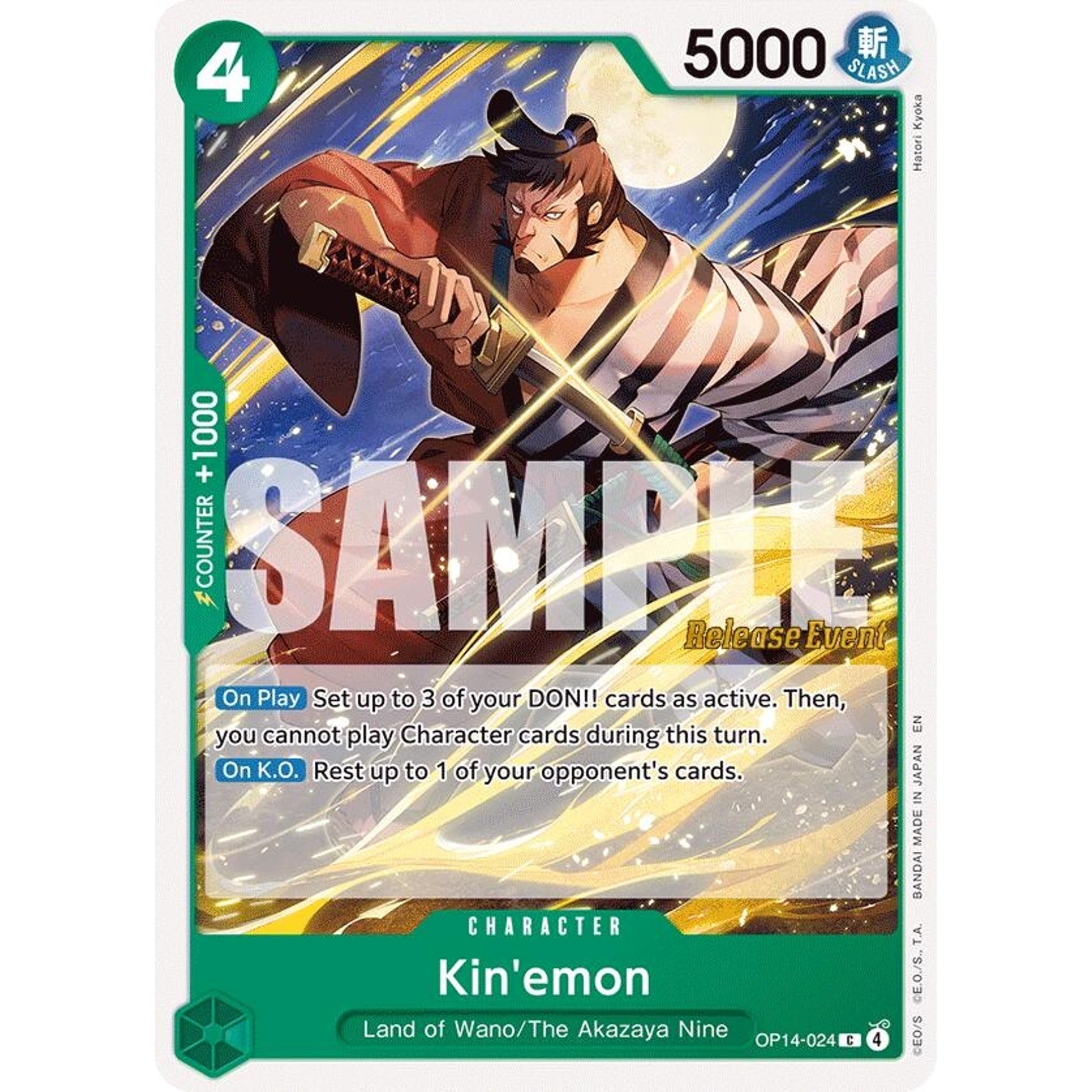Image for Kin'emon (OP14-024) - One Piece Card Game