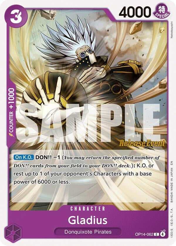 Image for Gladius (OP14-062) - One Piece Card Game