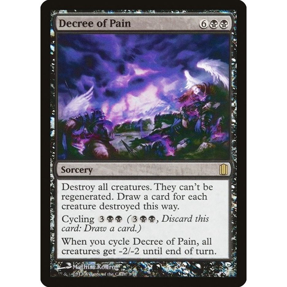 Image for Decree of Pain (3) (CM1) - Magic: The Gathering