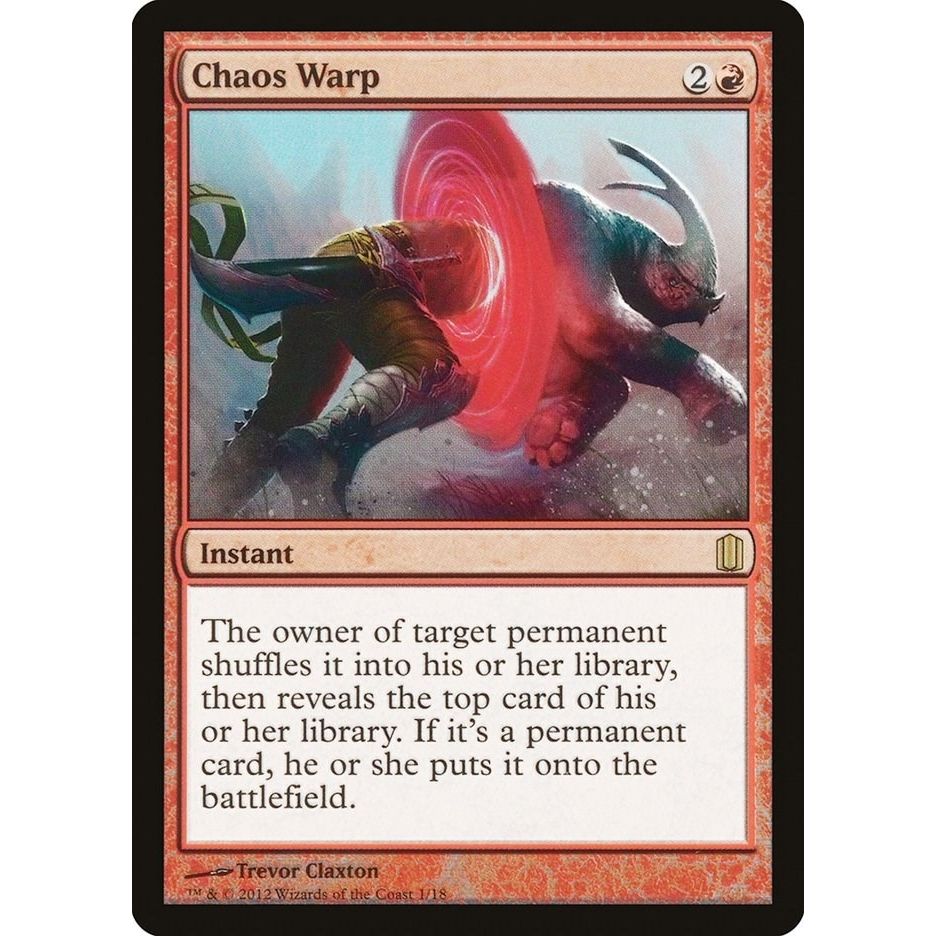 Image for Chaos Warp (1) (CM1) - Magic: The Gathering