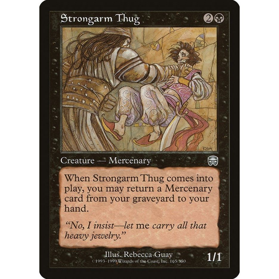 Image for Strongarm Thug (165) (MMQ) - Magic: The Gathering