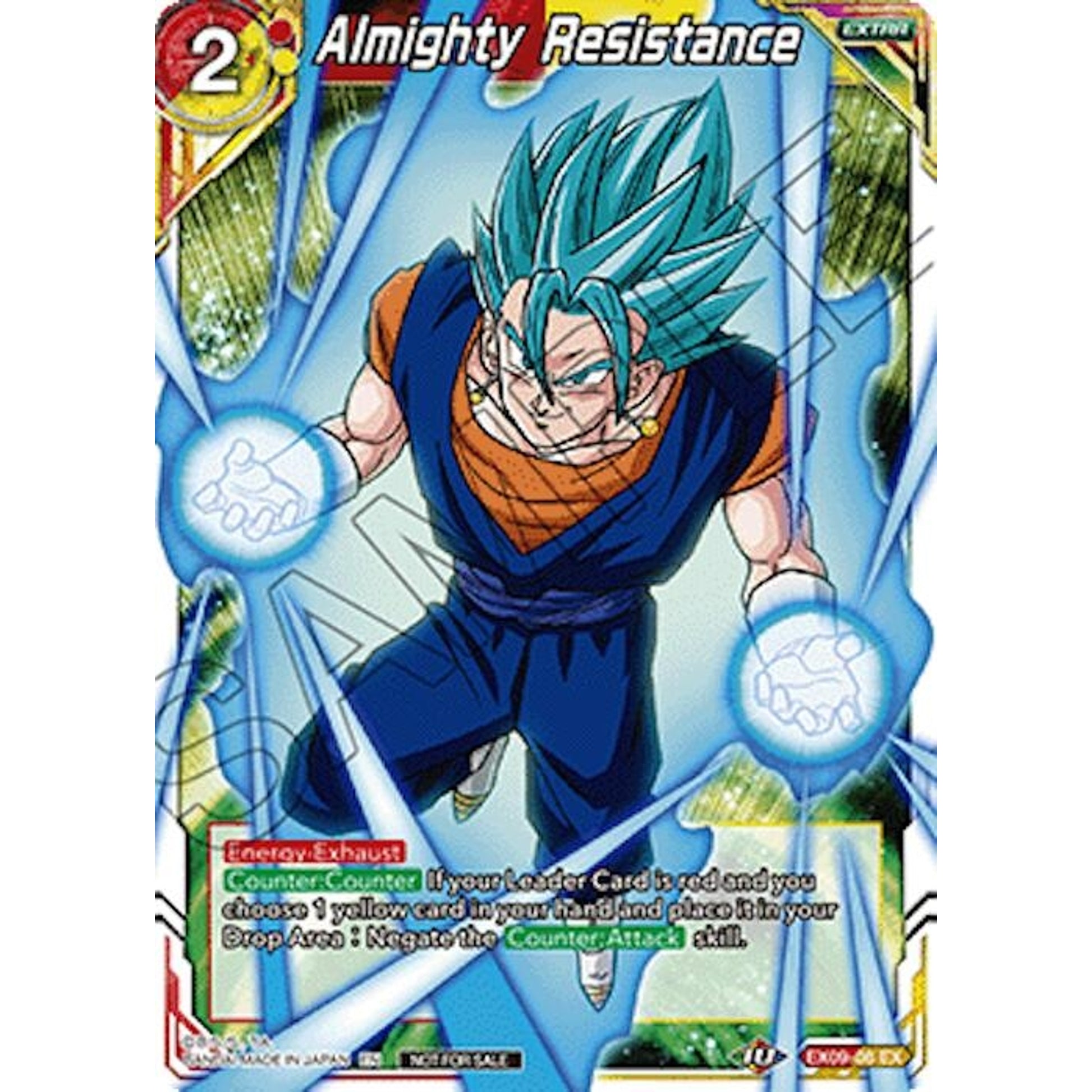 Image for Almighty Resistance (Ultra-Bout Series Tournament Pack Vol.1) (EX09-06) (TPR) - Dragon Ball Super: Masters