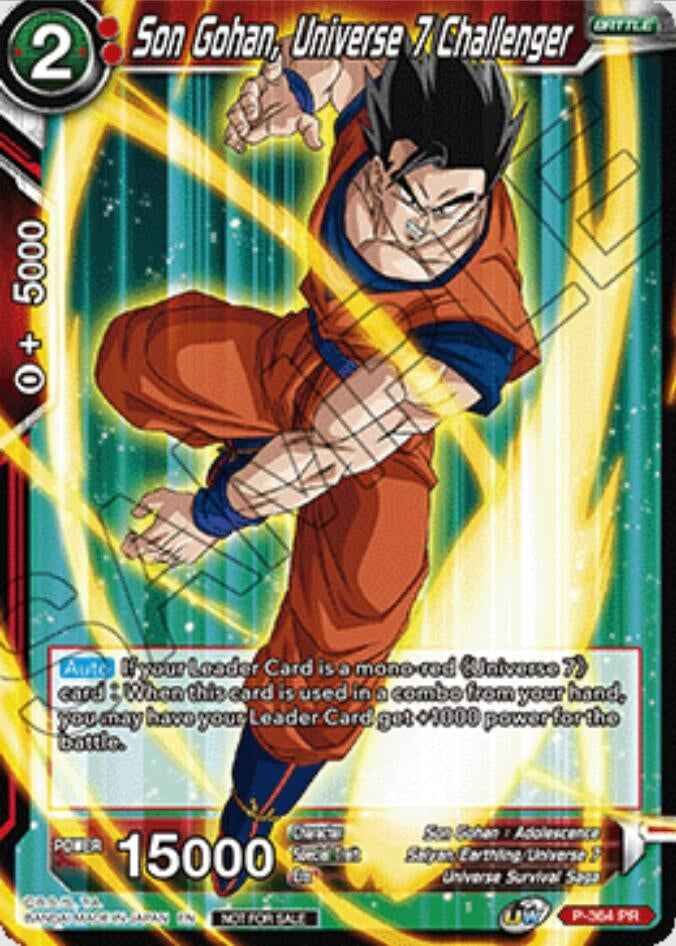 Image for Son Gohan, Universe 7 Challenger (Ultra-Bout Series Tournament Pack Vol.1) (P-364) (TPR) - Dragon Ball Super: Masters