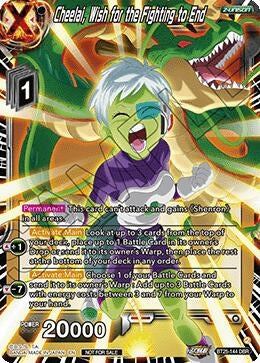 Image for Cheelai, Wish for the Fighting to End (Ultra-Bout Series Tournament Pack Vol.1) (BT25-144) (TPR) - Dragon Ball Super: Masters