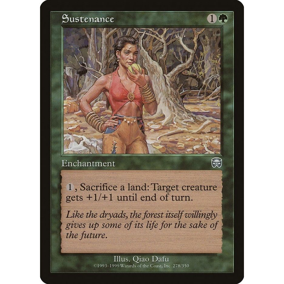 Image for Sustenance (278) (MMQ) - Magic: The Gathering