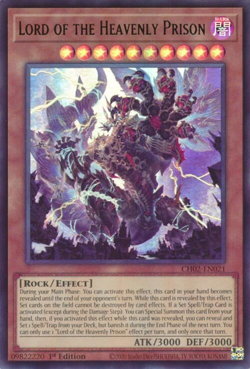 Image for Lord of the Heavenly Prison (CH02-EN021) (CH02) - YuGiOh