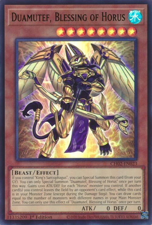 Image for Duamutef, Blessing of Horus (CH02-EN023) (CH02) - YuGiOh