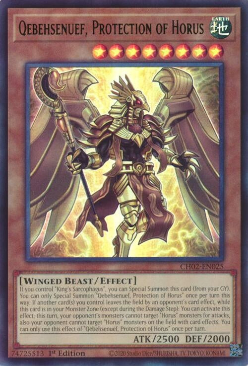 Image for Qebehsenuef, Protection of Horus (CH02-EN025) (CH02) - YuGiOh