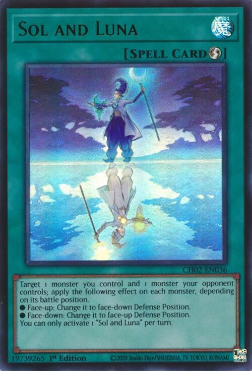 Image for Sol and Luna (CH02-EN036) (CH02) - YuGiOh