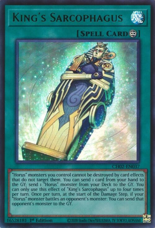 Image for King's Sarcophagus (CH02-EN037) (CH02) - YuGiOh