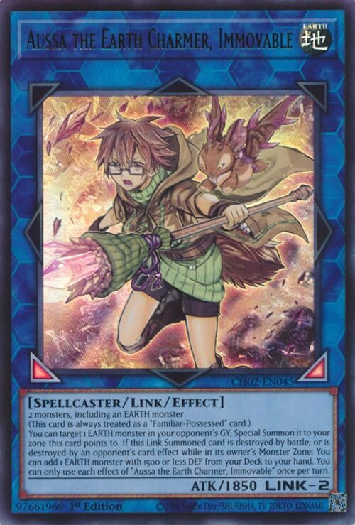Image for Aussa the Earth Charmer, Immovable (CH02-EN045) (CH02) - YuGiOh