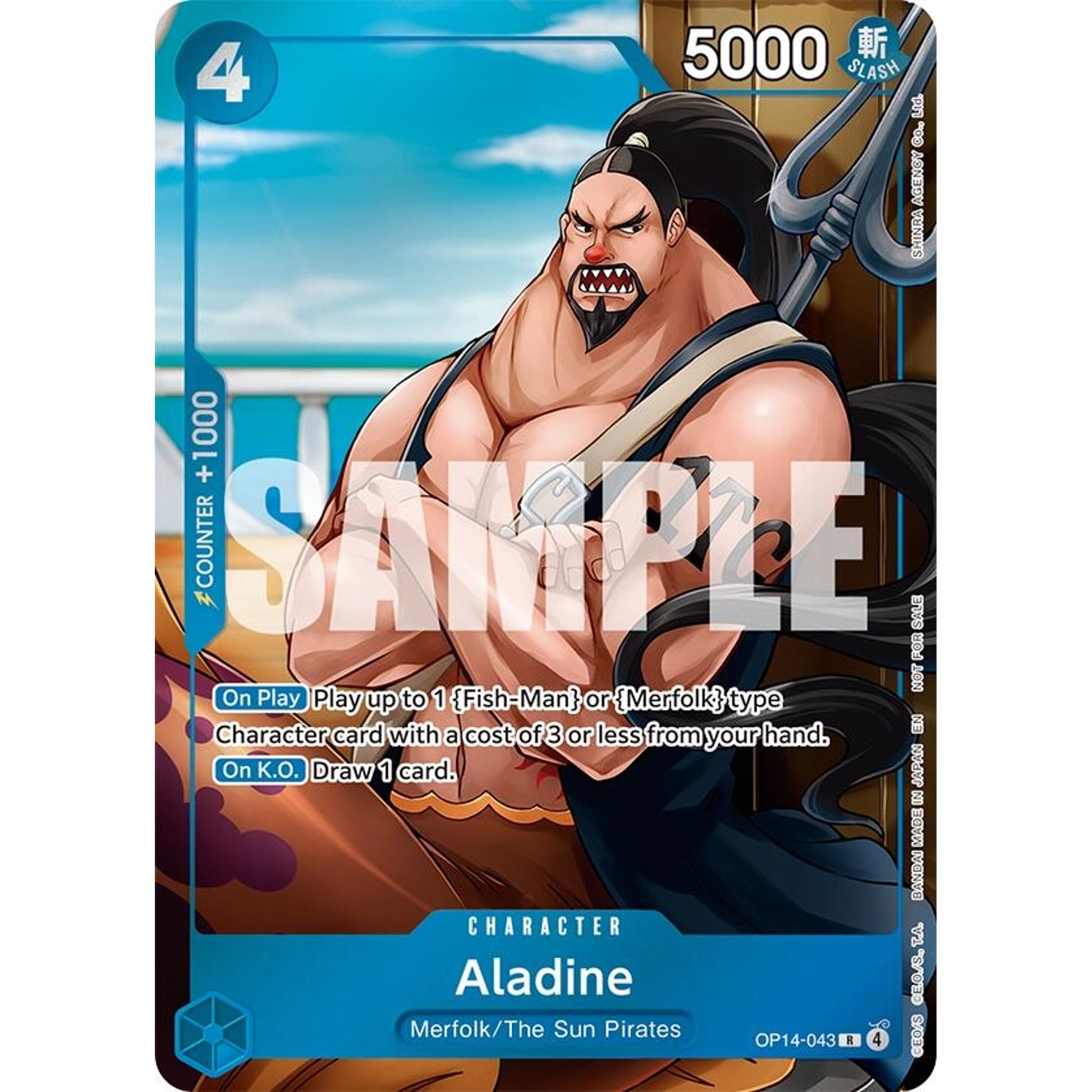 Image for Aladine (Dash Pack) (OP14-043) - One Piece Card Game