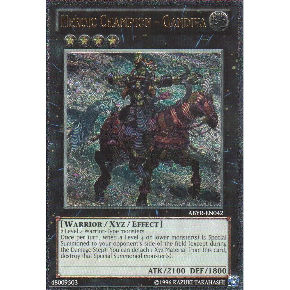 Image for Heroic Champion - Gandiva (UTR) (ABYR-EN042) (ABYR) - YuGiOh