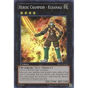Image for Heroic Champion - Kusanagi (ABYR-EN043) (ABYR) - YuGiOh