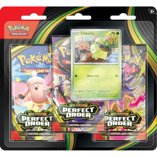 Image for Perfect Order 3 Pack Blister [Chikorita] - Pokemon