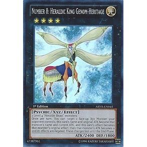 Image for Number 8: Heraldic King Genom-Heritage (ABYR-EN045) (ABYR) - YuGiOh