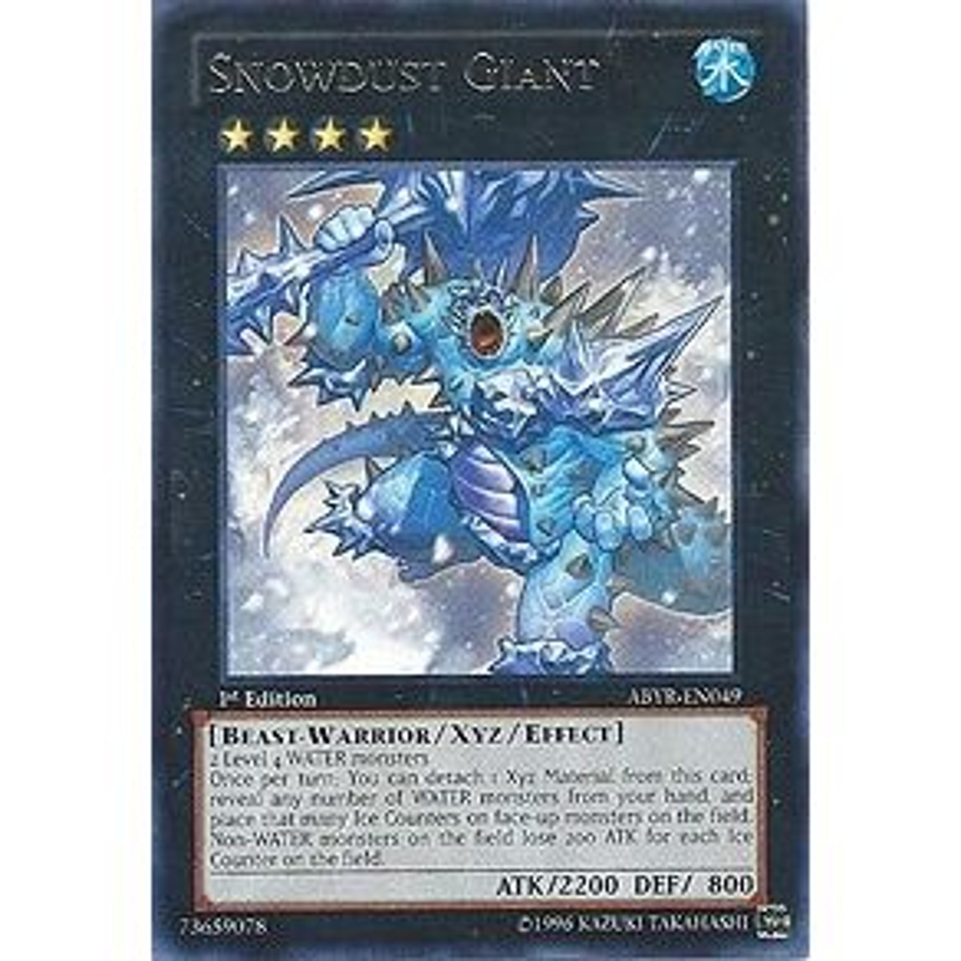 Image for Snowdust Giant (ABYR-EN049) (ABYR) - YuGiOh