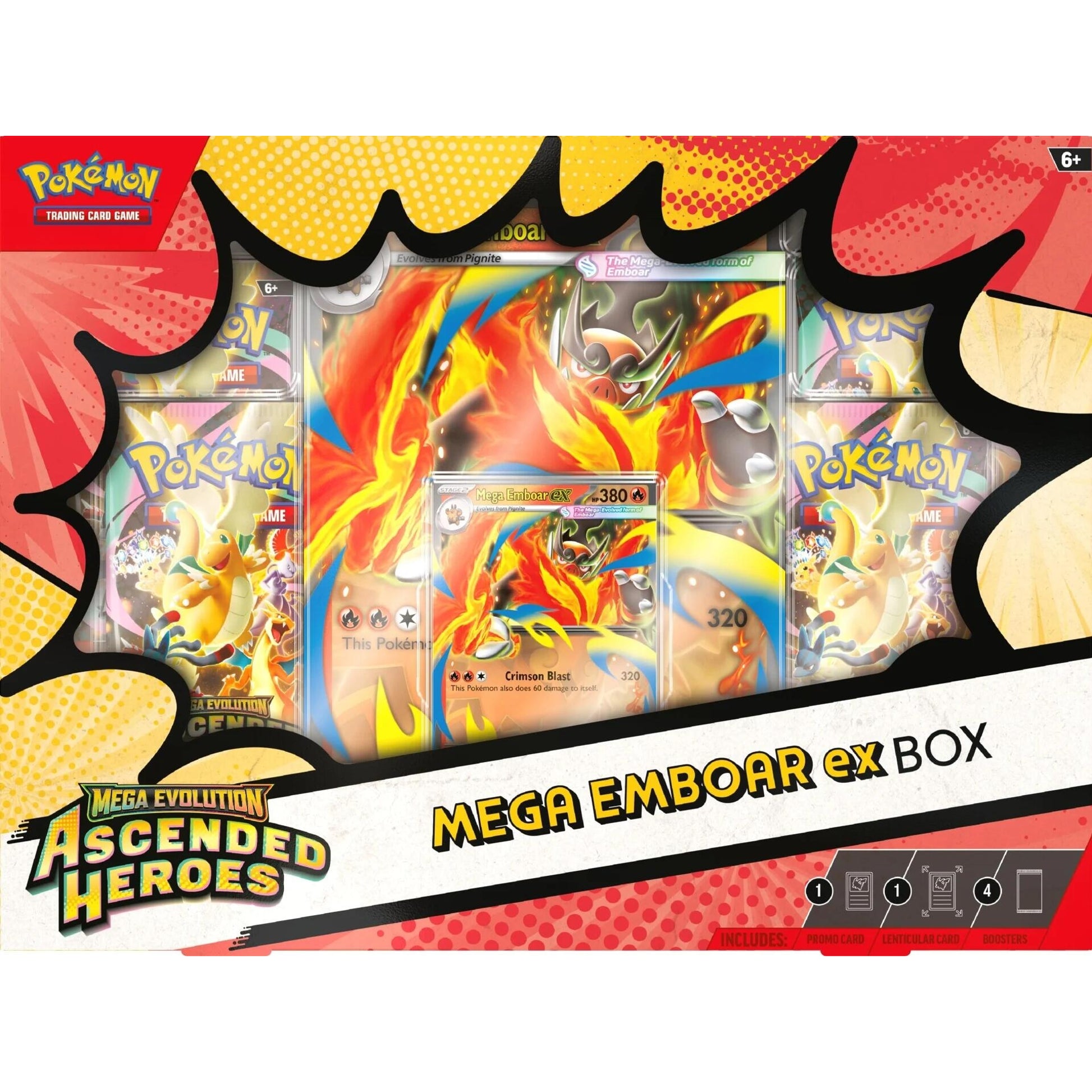 Image for Ascended Heroes Mega Emboar ex Box - Pokemon