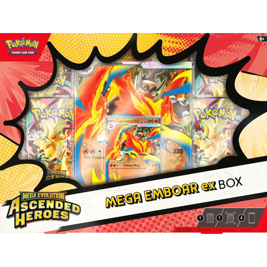 Image for Ascended Heroes Mega Emboar ex Box - Pokemon