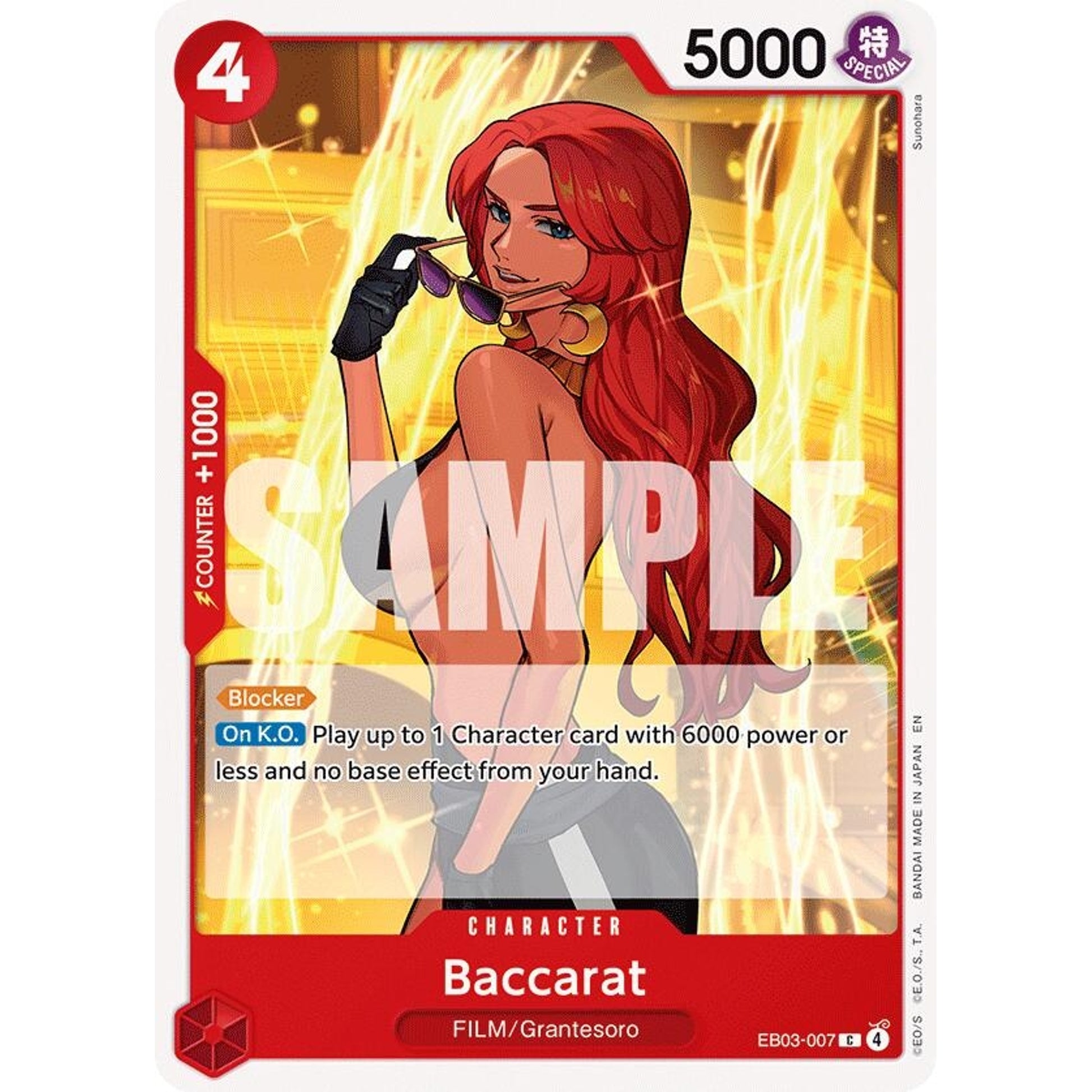 Image for Baccarat (EB03-007) (EB-03) - One Piece Card Game
