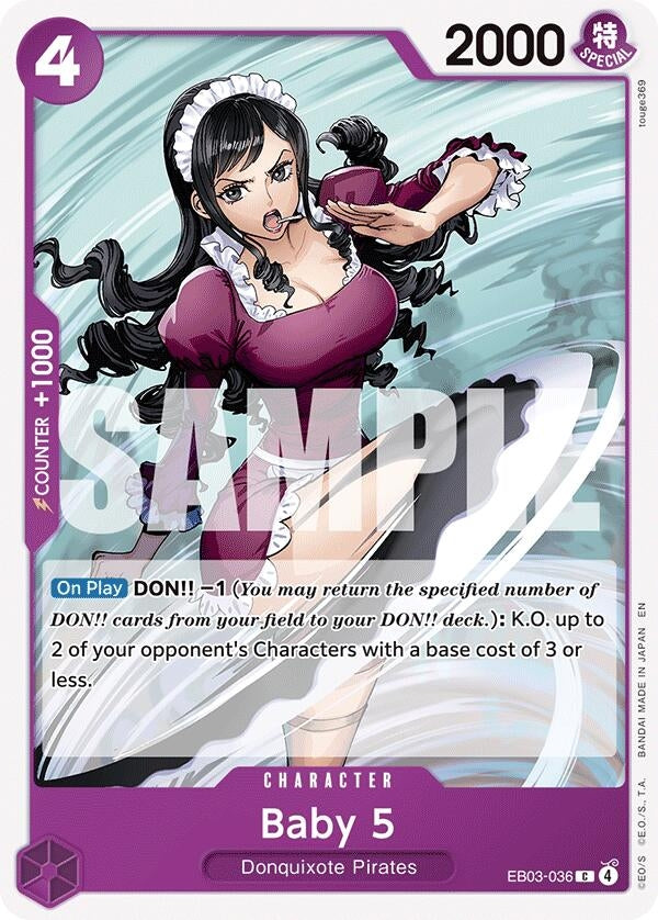 Image for Baby 5 (EB03-036) (EB-03) - One Piece Card Game