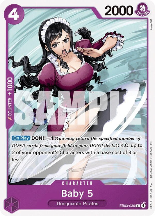 Image for Baby 5 (EB03-036) (EB-03) - One Piece Card Game
