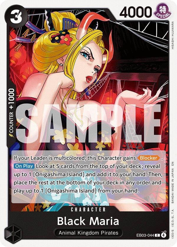 Image for Black Maria (EB03-044) (EB-03) - One Piece Card Game