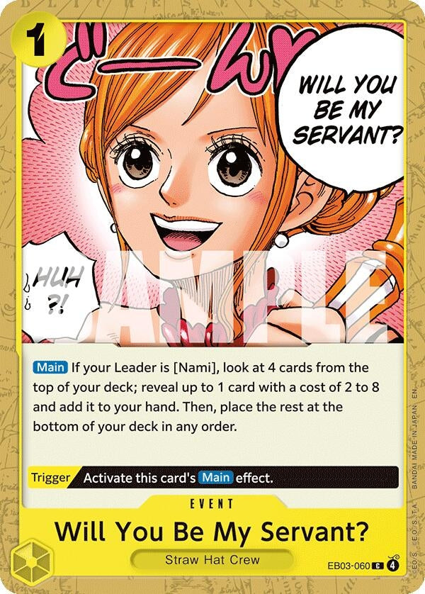 Image for Will You Be My Servant? (EB03-060) (EB-03) - One Piece Card Game