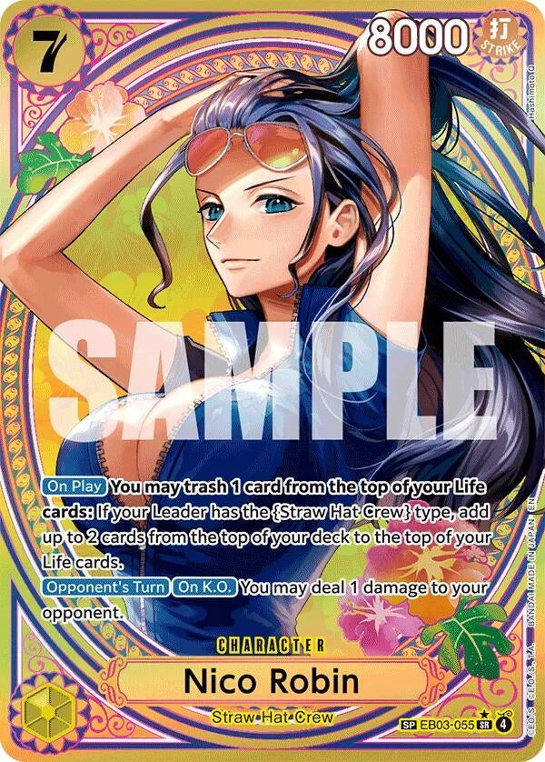 Image for Nico Robin - 055 (SP) (EB03-055) (EB-03) - One Piece Card Game