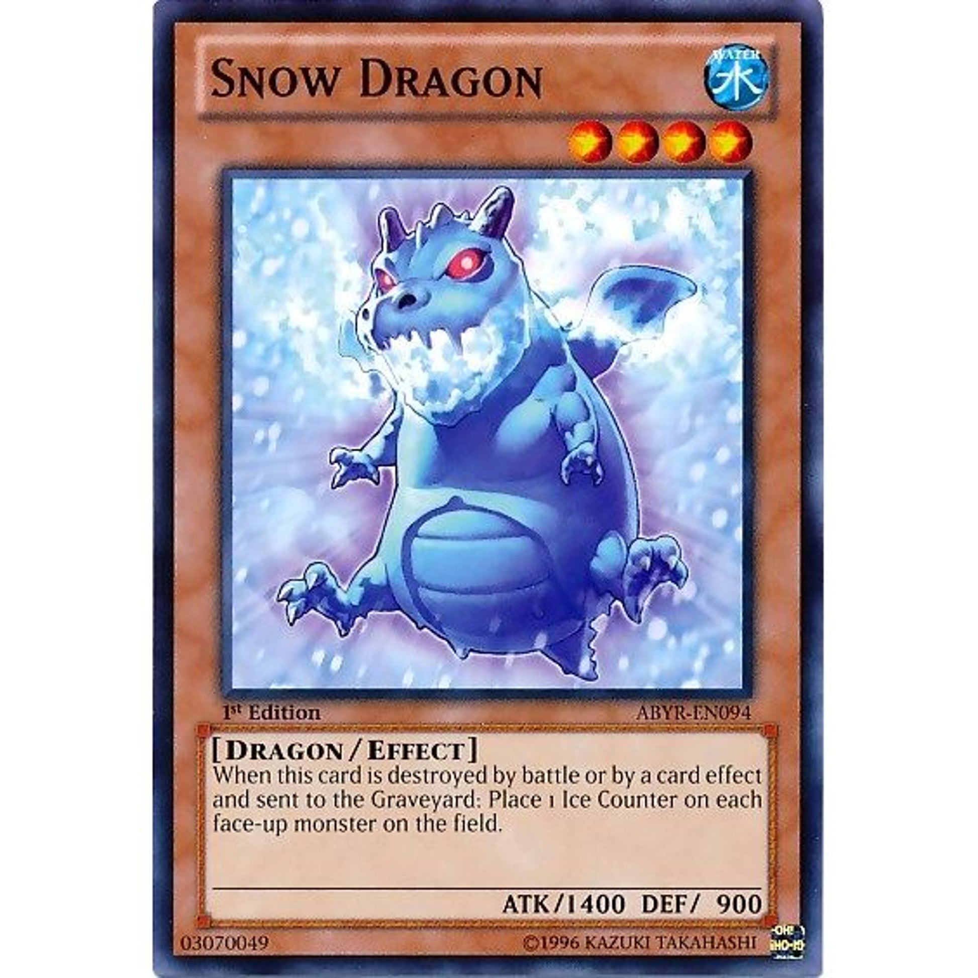 Image for Snow Dragon (ABYR-EN094) (ABYR) - YuGiOh