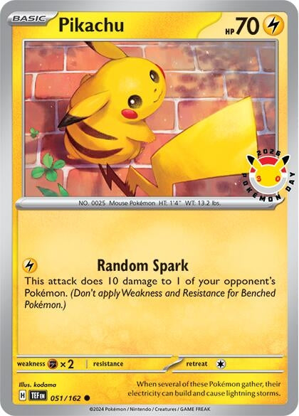 Image for Pikachu (Pokemon Day 2026) (051/162) (MCAP) - Pokemon
