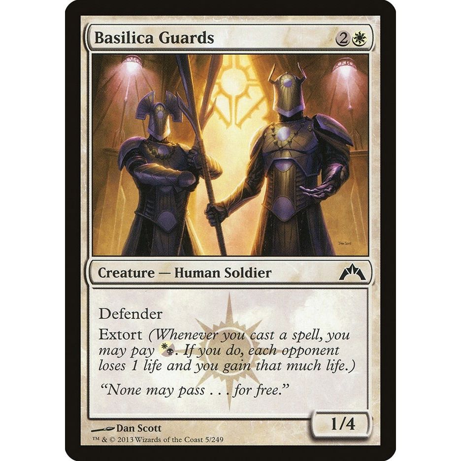 Image for Basilica Guards (5) (GTC) - Magic: The Gathering
