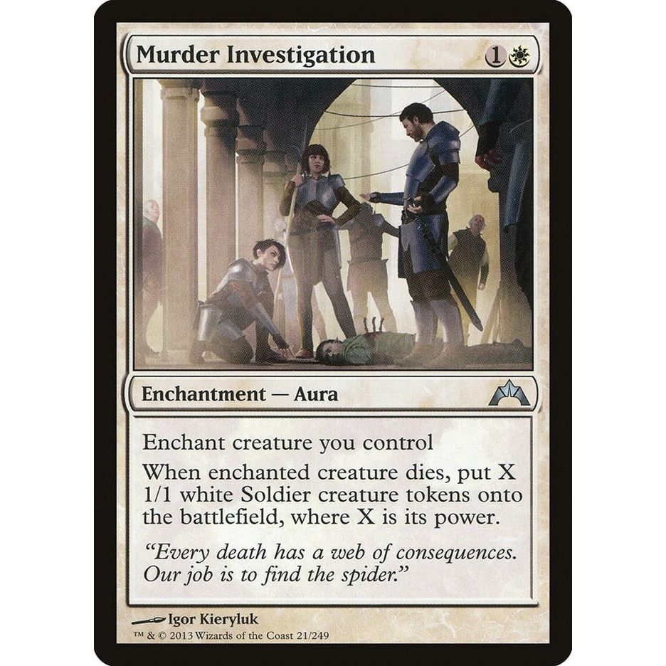 Image for Murder Investigation (21) (GTC) - Magic: The Gathering