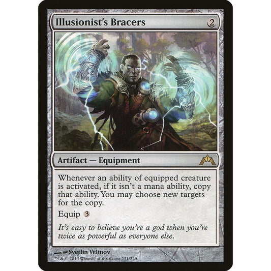 Image for Illusionist's Bracers (231) (GTC) - Magic: The Gathering