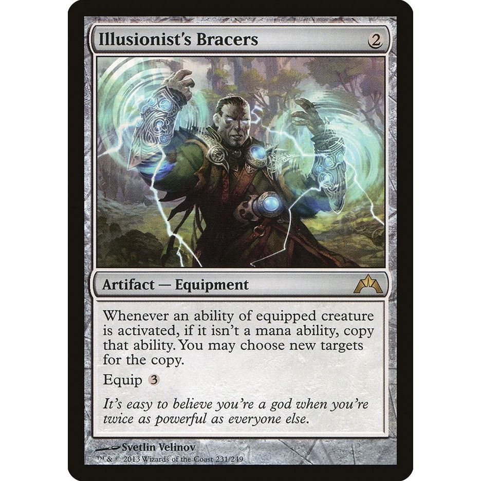 Image for Illusionist's Bracers (231) (GTC) - Magic: The Gathering