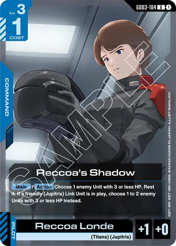 Image for Reccoa's Shadow (GD03-104) (GD03) - Gundam Card Game