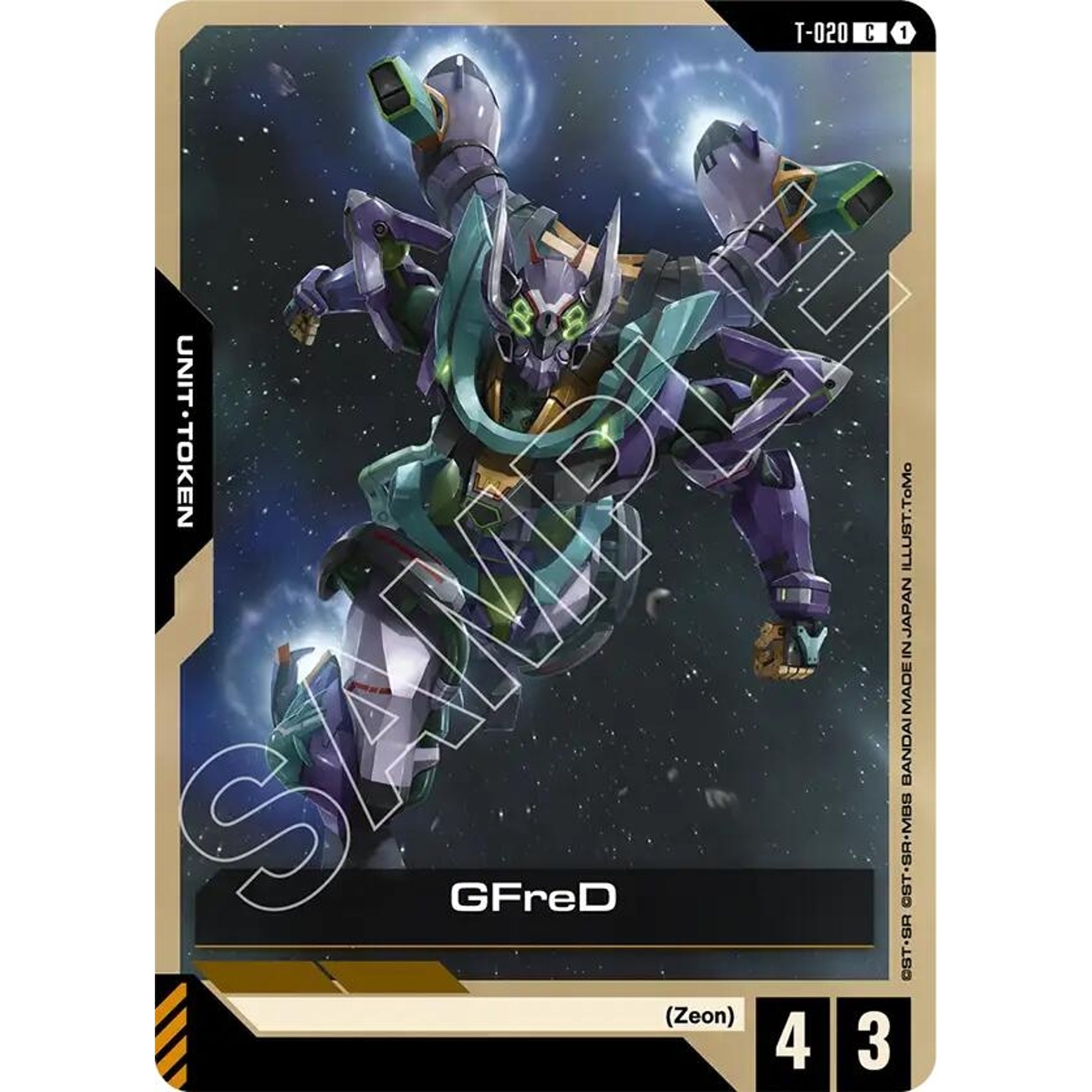 Image for GFreD (T-020) Token (T-020) (GD03) - Gundam Card Game
