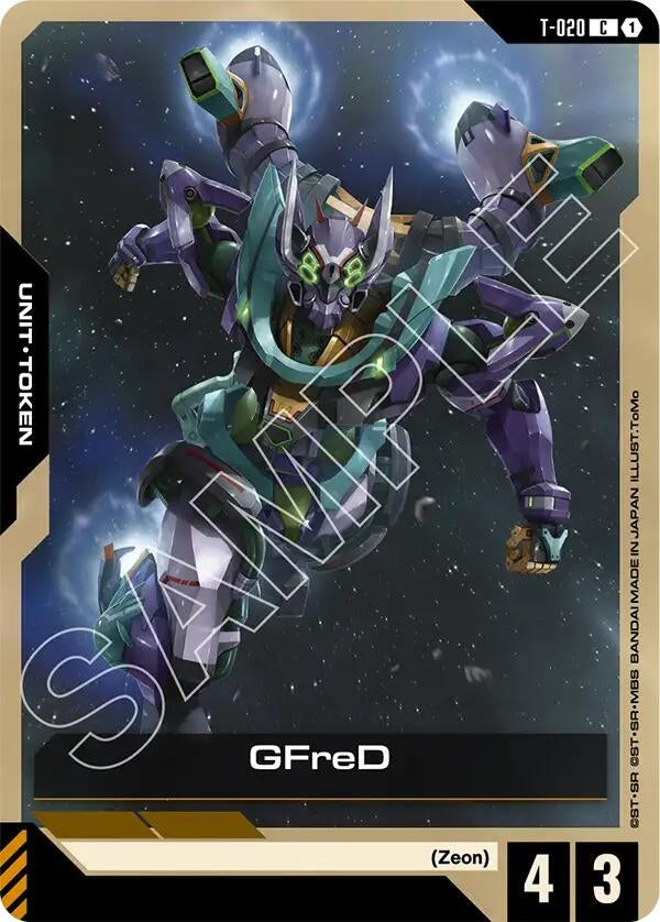 Image for GFreD (T-020) Token (T-020) (GD03) - Gundam Card Game