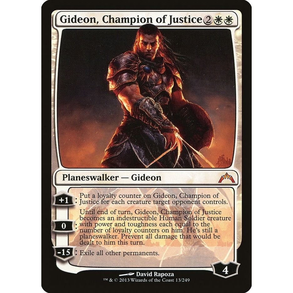 Image for Gideon, Champion of Justice (13) (GTC) - Magic: The Gathering