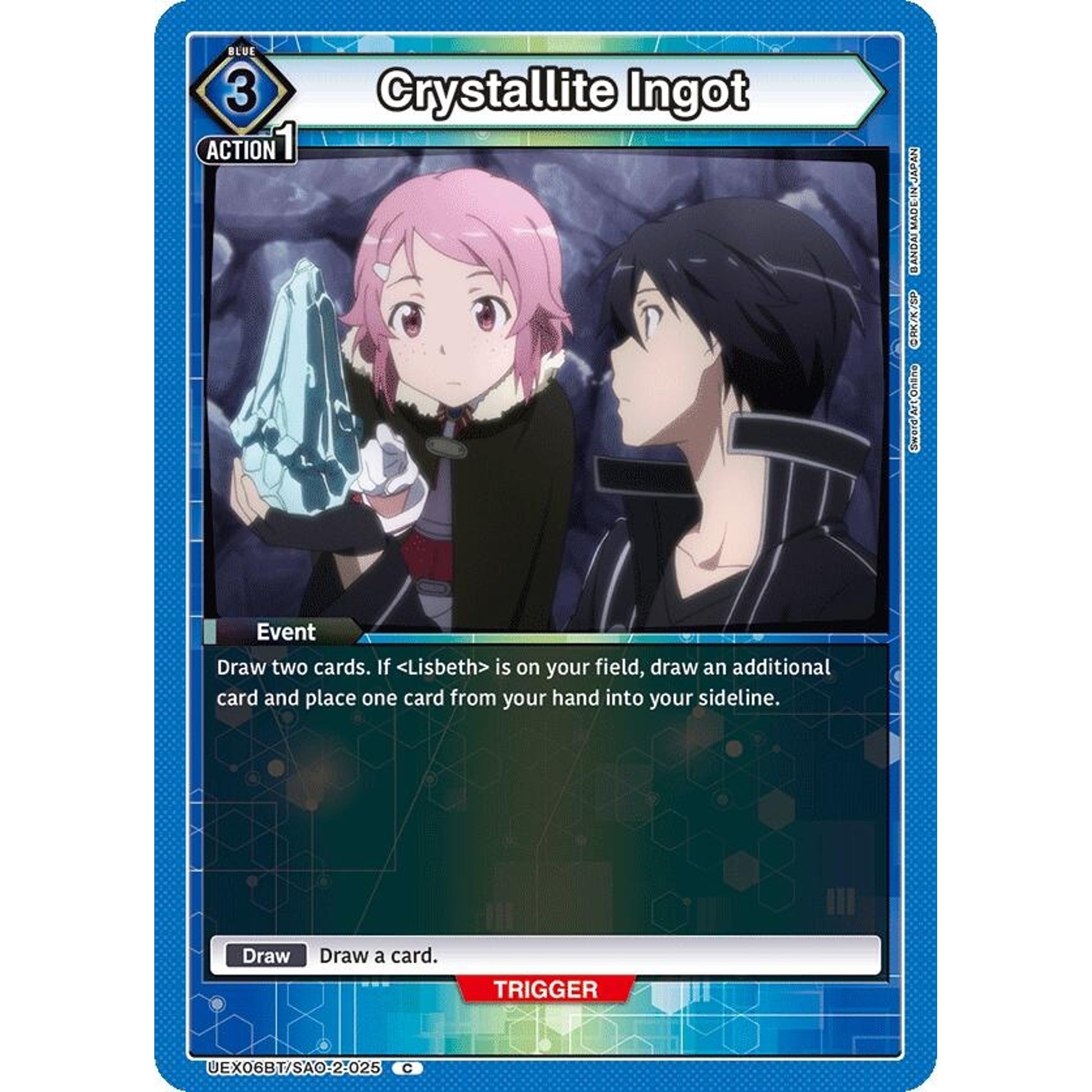 Image for Crystallite Ingot (UEX06BT/SAO-2-025) (UEX06BT) - Union Arena