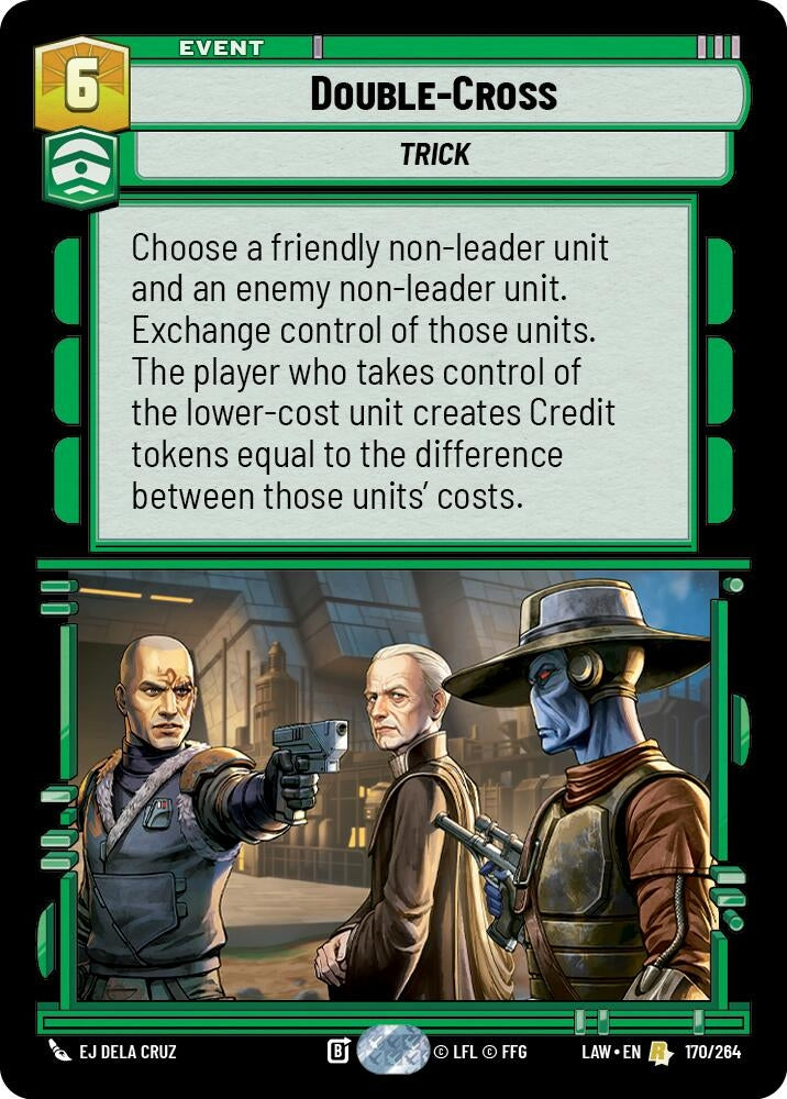 Image for Double-Cross (170/264) (LAW) - Star Wars: Unlimited