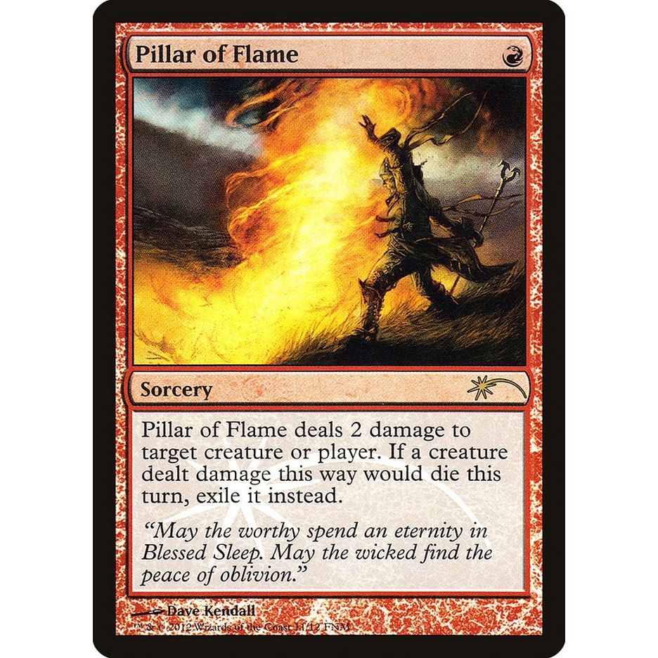 Image for Pillar of Flame (11) (FNM) - Magic: The Gathering