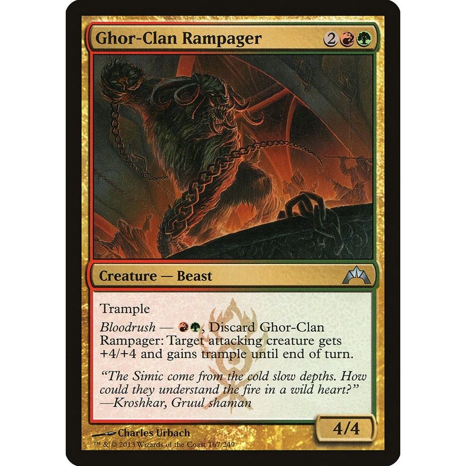Image for Ghor-Clan Rampager (167) (GTC) - Magic: The Gathering
