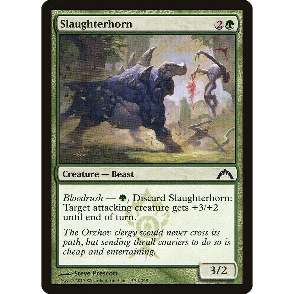 Image for Slaughterhorn (134) (GTC) - Magic: The Gathering