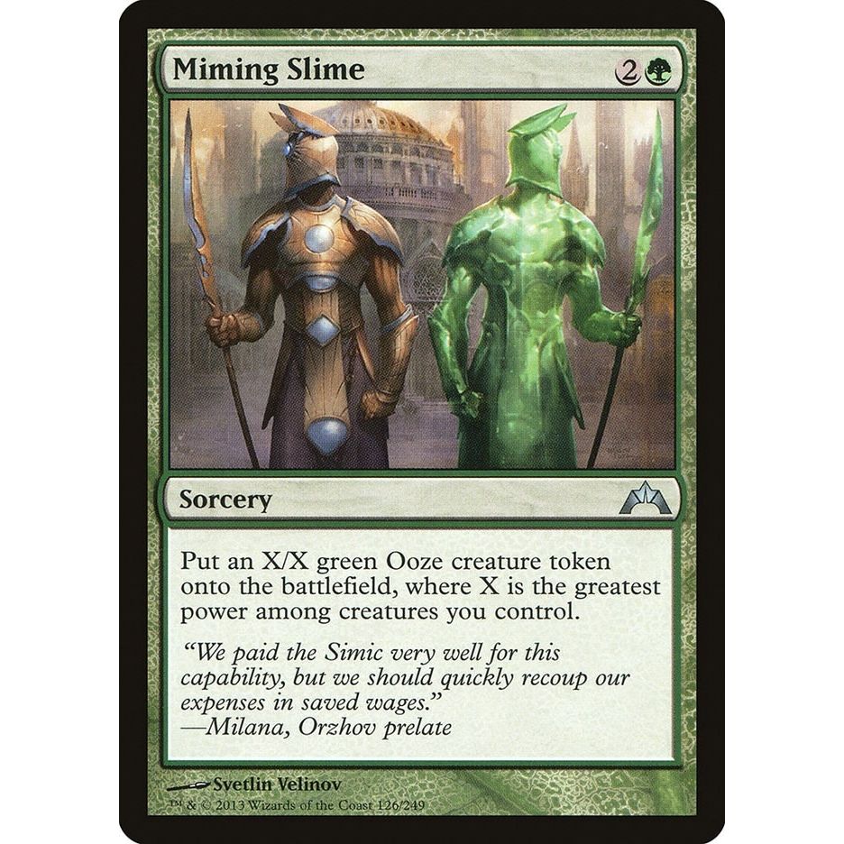 Image for Miming Slime (126) (GTC) - Magic: The Gathering