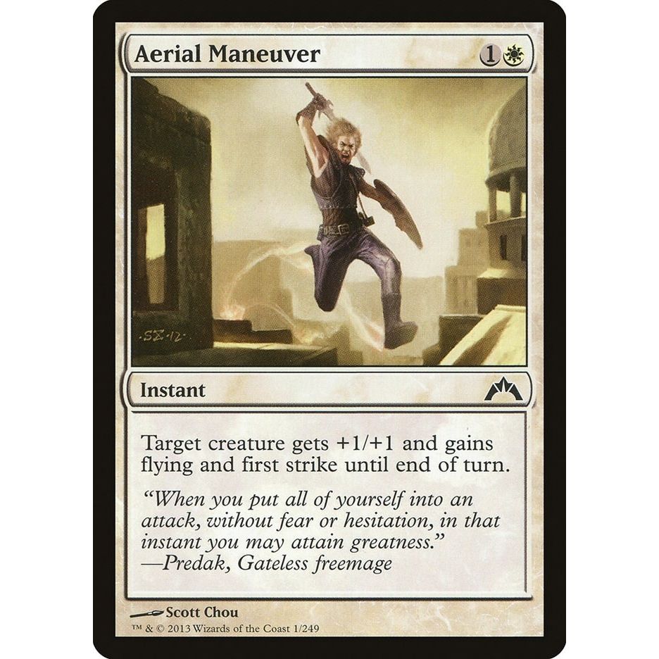 Image for Aerial Maneuver (1) (GTC) - Magic: The Gathering