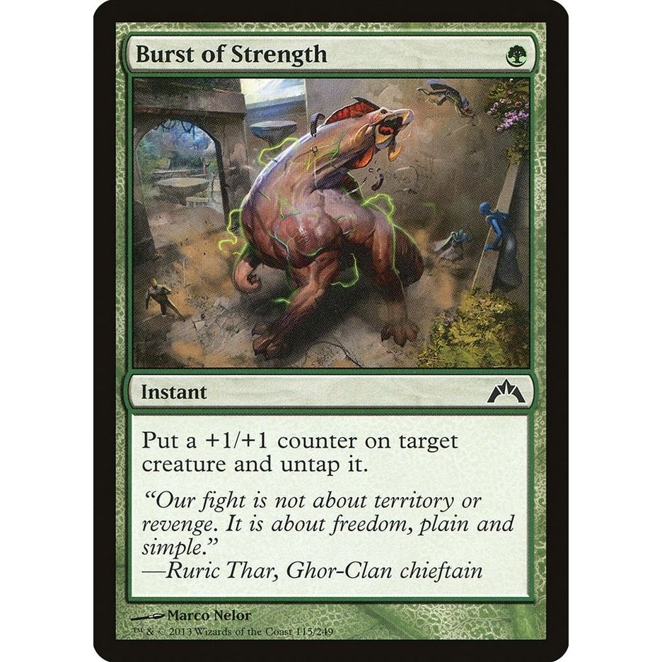 Image for Burst of Strength (115) (GTC) - Magic: The Gathering