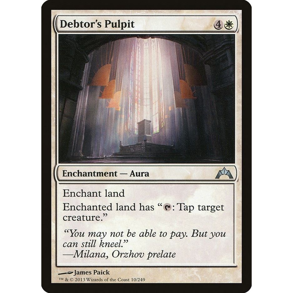 Image for Debtor's Pulpit (10) (GTC) - Magic: The Gathering